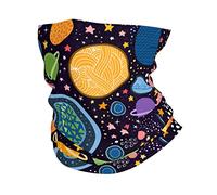 Séchage Rapide Bandeau Magique, Cache-Col Planètes et étoiles colorées Cosmos Multifonctionnel Écharpe Tube pour Cyclisme Randonnée Ski