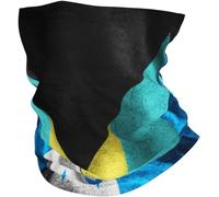 Séchage Rapide Écharpe Tube Drapeau de l'Amérique Drapeau du Laos Headwrap Cache-Col 26X30cm pour Cyclisme,Vélo,Moto