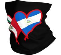 Séchage Rapide Écharpe Tube Drapeau du Mexique et de la République de Docan Bandana Cache-Col 26X30cm pour Sports,Ski,Moto