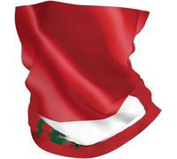 Séchage Rapide Protection du Visage Drapeau de la moitié Amérique de la moitié Cambodge Gaiter Headwrap 26X30cm pour Sports,Femme,Jogging