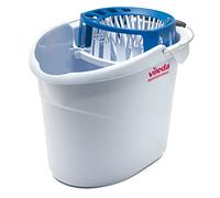 Serpillere - Lavette - Tete Balai Espagnol - Seau Avec Squeezer Gris 13l 162136 Vileda Professional