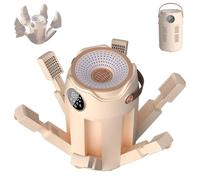 Sèche-bottes électrique à 6 bras avec écran tactile numérique et minuteur, circulation d'air chaud à 360° pour un séchage rapide et une élimination des odeurs, pour la maison et l'hôtel