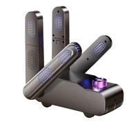 Sèche-bottes électrique haute puissance avec souffleur de chaleur et arrêt automatique en 120 minutes - Sèche-chaussures et gants de 500 W avec Dual-Tech température constante de 47,8 °C, circulation