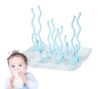 Sèche-bouteilles Pliable Portable - Séchoir À Bouteilles De Voyage En Polypropylène, Table Compacte Ou Porte-bouteilles De Voyage, Organisation Stable Pour Les Bouteilles | Utilisation Pratique Pour L