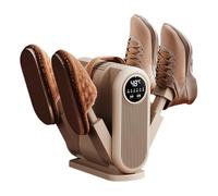 Sèche-chaussures avec minuterie intelligente, design silencieux pour deux paires de bottes, parfait pour la maison ou le garage
