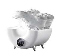 Sèche-chaussures électrique intelligent 3 en 1 | Écran tactile avec 3 modes de température, circulation d'air à 360° et boîte de collecte d'eau | Chauffe-chaussures quotidien rapide