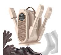 Sèche-chaussures grille chauffante pliable à séchage avec minuterie | Séchoir pour Bottes et Gants pour Chantiers Extérieurs en Hiver, Camping, Maison, Vestiaires, Dortoirs