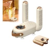 Sèche-chaussures portable pliable, sèche-chaussures mural avec minuterie de 1/3/6h et écran tactile LED, facile à nettoyer pour chaussures, gants, chapeaux, chaussettes