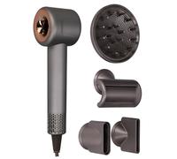 Sèche-cheveux 1500W, 4 embouts, diffuseur + buse, professionnel, ergonomique