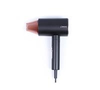Seche-cheveux ionique - LIVOO - DOS173 - 1600 W - 3 températures - Pliable - Concentrateur d'air - Noir / Rose