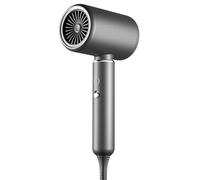Sèche-cheveux 2200W avec moteur AC durable, technologie ionique anti-frisottis, 4 températures et 2 vitesses, touche air froid, Seche cheveux avec diffuseur et concentrateur (Gris 2)