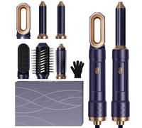 Sèche Cheveux 6 en 1, Brosse Soufflante Brushing avec Hair Dryer Brush, Boucleur a Cheveux Automatique, Lisseur cheveux, Airbrush Hair Styler, Airstyler Cadeaux Set pour Femmes Styling