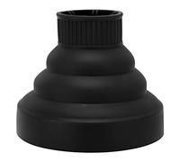 Sèche-cheveux à cheveux pliants universels diffuseur portable de voyage portable pliant séchoir sécheur pour coiffure bouclée (Noir)