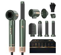 Sèche Cheveux Atopskins Air Styler Pro 7 en 1,110,000 TR/MIM Seche Cheveux Diffuseur Boucle,Air Fer à Boucler à Air de 30 mm,Brosse Souflante,Thermal Brush,3 Températures,1400W Hair Styler Professionn
