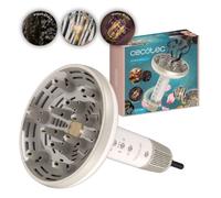 Cecotec Sèche-cheveux Diffuseur Cheveux Bouclés XXL DryWave Nébula. 1300W, Huile d'Argan et Kératine, Moteur Brushless, PlasmaTech Anti-frisottis, Mode Soft, 3 Vitesses et Températures, 12 Dents