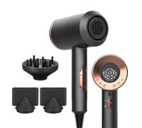 Sèche-Cheveux Avec Diffuseur Et Concentrateur 5 Vitesses Le Noir