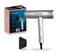 Cecotec Sèche-Cheveux Bamba IoniCare RockStar Aluminium avec Moteur Digital. 2000W, 105000rpm, Technologie Ionique, 3 Vitesses et 4 Températures, Buse de Précision Incluse