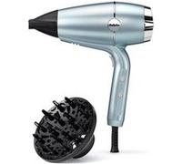 BaByliss Sèche-cheveux D773DE Hydro Fusion 2100 W Bleu et Noir
