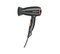 Beurer Sèche-cheveux de voyage HC 25 LTD. – Noir/Rose