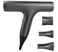 Cecotec Sèche-cheveux ionique Bamba Ionicare 6000 RockStar Soft. 1200W, Moteur numérique avec ions réels, Protection extrême, Fonction autonettoyante, Silencieux, 3 buses incluses.