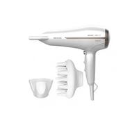Cecotec Sèche Cheveux Bamba IoniCare 5200 Aura. Technologie Ionique réelle avec un grand débit d'air, Fonction d'air froid, Buse de précision, 2300W (1,8 mètres de fil, Blanc)