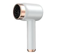 Sèche-cheveux de - Outil de coiffure sans fil, mini sèche-cheveux rechargeable, avec trois vitesses, ventilateur portable léger pour hôtel, vacances, d'affaires, sac à dos