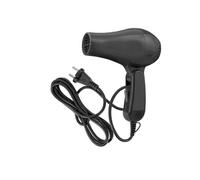Sèche Cheveux de Voyage 750W Format Compact et Pliable Séchage Rapide Noir
