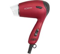Sèche-cheveux de voyage compact - BOMANN - HTD 8005 CB - 1300 Watt - Rouge - Diffuseur et concentrateur