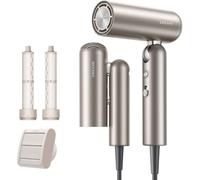 DREAME Pocket Neo Sèche-cheveux Grande Vitesse, 3 Formes pliables, poids léger de 300g, Moteur de 110 000 tr/min, 300 Millions d'ions Négatifs, Température Constante de 57 °C, Séchage en 40s, Gold