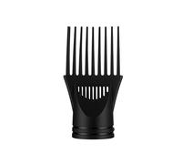 Sèche-cheveux Diffuseur Sèche-cheveux Accessoire Professionnel Universel Coiffure Vent Coup Couverture Peigne Accessoire Buse Noir