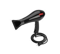 Sèche-cheveux Electrique 1500W Compact Air Chaud et Air Froid Noir / Rouge