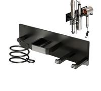 Sèche-cheveux Et Rangement Du Fer - Support Pour Fer À Friser, Organisateur D'outils Pour Cheveux Mural, Fers À Lisser, Outils De Coiffure, Cintre Pour Fers À Friser Pour Salle De Bain, Toilettes, Mai