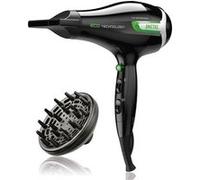 Imetec Eco Se9 1000 Sèche-Cheveux avec Technologie Eco Technology 1400 W, Consommation d'Énergie Réduite, 8 Combinaisons Air/Température, Diffuseur pour Cheveux Bouclés