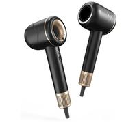 Seche Cheveux Intelligent StralBlow IQ Ionic Gold&Black ions Air Essence Mi, Seche Cheveux ionique, 3 Niveaux De Vitesse, 4 Températures (1800W) Diffuseur Seche Cheveux, Hair Dryer