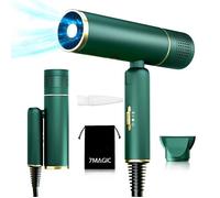 Sèche-cheveux ionique à grande vitesse KNKA Professionnel Hair Dryer- 1600W - protéger cheveux - Portable et pliable - verte