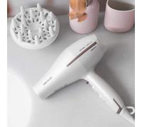 Sèche Cheveux Ionique Avec Diffuseur 2200w Gris Blanc