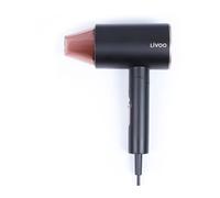 Seche-cheveux ionique - LIVOO - DOS173 - 1600 W - 3 températures - Pliable - Concentrateur d'air - Noir / Rose