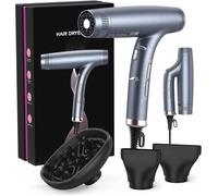 Sèche-cheveux Ionique Professionnel 110000 tr-min, Peu de Bruit Diffuseur Magnétique Affichage Lumineux Microfiltre Innovant