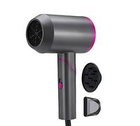 Sèche Cheveux Ionique Professionnel 2000W Hair Dryer Soins des Cheveux à température constante 3 Vitesses avec Contient 2 Buses et 1 diffuseur Convient pour Salon, Famille