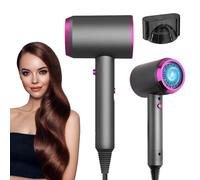 Sèche-cheveux ionique professionnel, 3 contrôles de température en 3 vitesses, bouton de refroidissement auxiliaire, séchage rapide des cheveux, concentrateur, sèche-cheveux pour salon, voyage