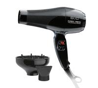 Sèche-Cheveux Ionique Professionnel Stylecraft Rebel 2800 | Phon 2800W avec Technologie Tourmalionic | Diffuseur et Concentrateur Inclus | Antidérapant | Fabriqué en Italie