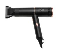 Sèche-Cheveux Ionisation Adler Ad 2278 2 Niveaux De Soufflage Noir