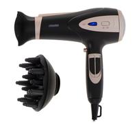 Mesko Sèche-cheveux MS 2287 – Ionisation, diffuseur et concentrateur – Noir