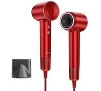 Sèche-cheveux Laifen SWIFT Haute vitesse et Séchage rapide - 1600W/110,000RPM - 3 Vitesses - Rouge - 1.8m Rouge G