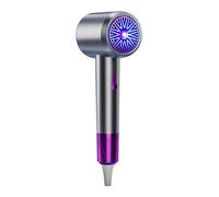 Sèche-Cheveux Lumière Bleue Ions Négatifs | Séchoir Coiffant Salon - Appareil Compact Portable Lissage Brushing Bouclage Maison Salon Femme