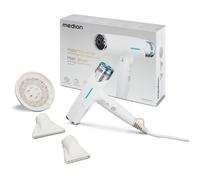 Sèche-cheveux - MEDION - MD19984 - 1500 W - 3 vitesses - 105°C - Blanc