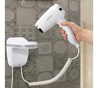 Sèche-cheveux mural chromé pour hôtel, salle de bain d'hôtel 1100W