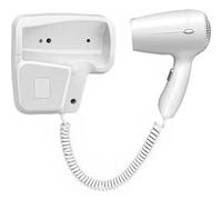 Sèche-cheveux Mural Électrique 1200W 2 Vitesses avec Support Intégré Avizar Blanc Blanc