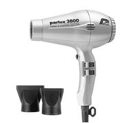 Parlux Sèche-cheveux 3800 Ionic Eco Friendly - 2100 W - Débit d'air 75 m3/h - Argent