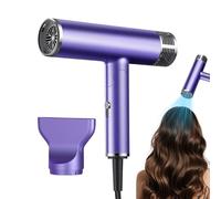Sèche-cheveux pliable Souffleur 800 W à grande vitesse en forme de T, | Sèche-cheveux à main pour femmes et hommes, anti-frisottis, maison et salon, chambre d'étudiants